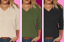 Women's V-Neck Sweater