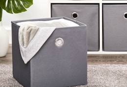 Mainstays Cube Storage Bin 4-Pack, Only $9.98 at Walmart card image