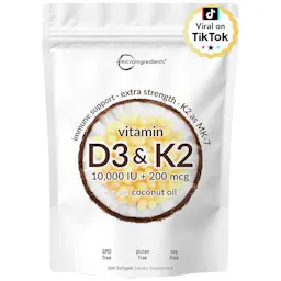 Vitamin D3 + K2 Softgels