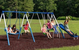 This Metal Swing Set Is Over 50% Off at Walmart card image