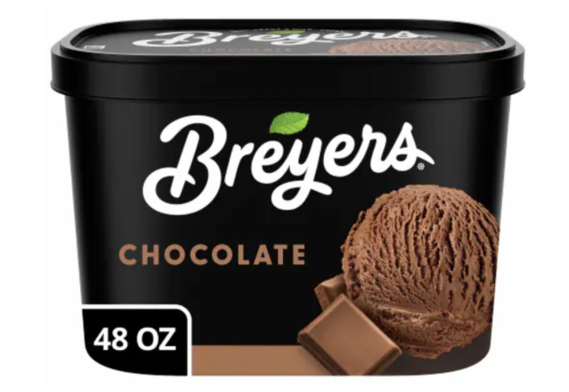 2 Breyers Ice Cream Tubs