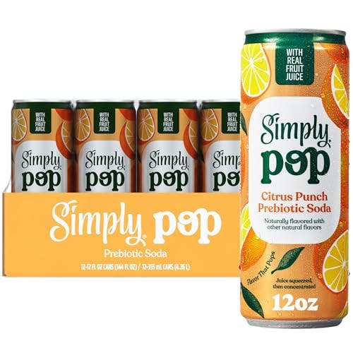 Simply POP Prebiotic Soda 12-Pack