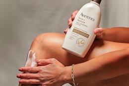 Aveeno Tone + Texture Lotion, Only $8 With Amazon Subscribe & Save card image
