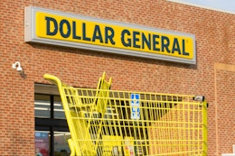 the exterior of the dollar general
