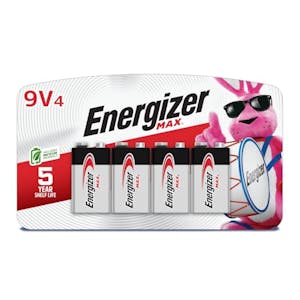 Energizer 9V Batteries 4-Pack