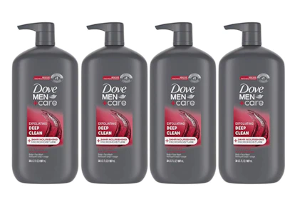 4 Dove Men+Care Body Wash