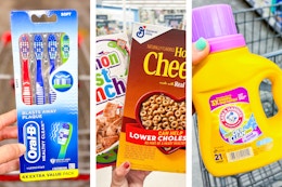 Top Coupon Deals: Free Toothbrushes, $0.88 Cereal, $1.99 Laundry Detergent card image