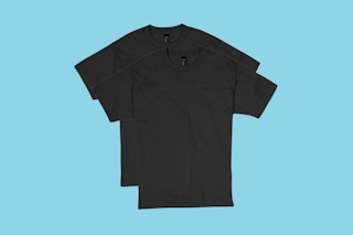 a 2-pack of hanes t-shirts