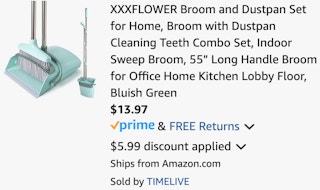 an amazon cart ending in $13.97