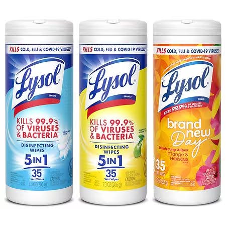 Lysol Disinfecting Wipes 3-Pack