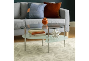 Walker Edison Glass Coffee Table