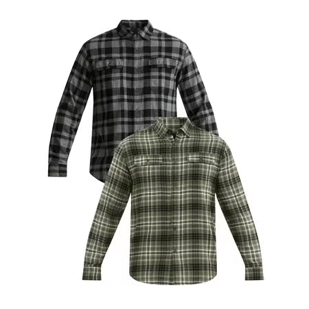 George Men's Flannel 2-Pack