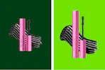 too faced mascara on a grid