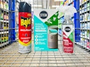 raid and stem pest control products in walmart cart