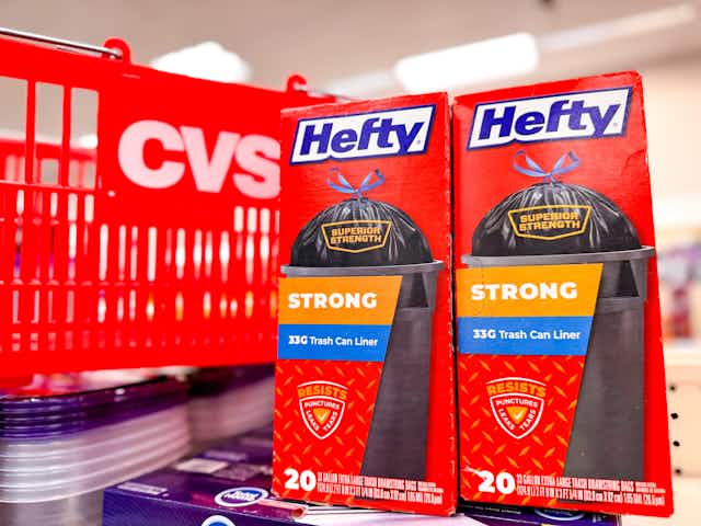 Hefty Trash Bags, Only $2.79 per Pack for Select CVS Members card image