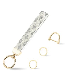 Leather Wristlet Keychain