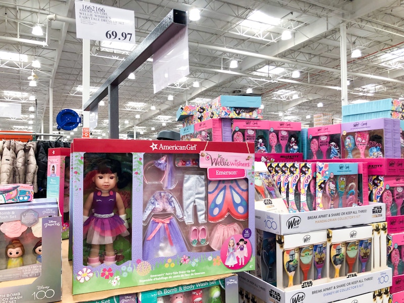 costco american girl wellie wishers fairytale dress-up set 1