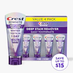 Crest 3D White Toothpaste 4-Pack