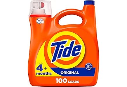 4 Tide Jumbo Detergents