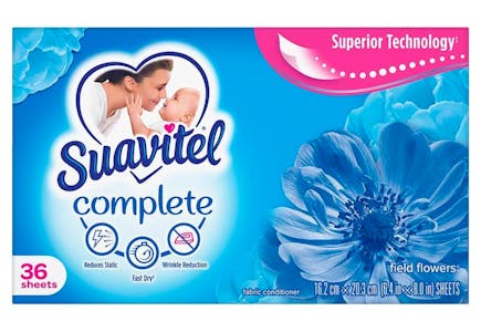 Suavitel Dryer Sheets