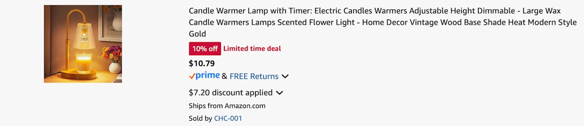 Amazon Candle Warmer Lamp 2 2025 2