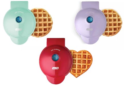 3 Dash Mini Waffle Makers