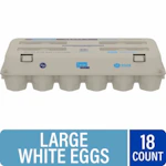 Kroger Large White Eggs Carton