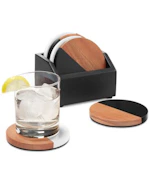 Coasters & Holder Set