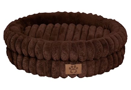 Heart to Tail Ribbed Pet Bed