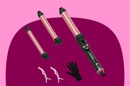 B0FY312YWN Curling Iron 1 Inch with 3-in-1 Barrels