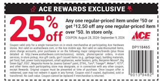 Ace Hardware Coupon Labor Day 2024