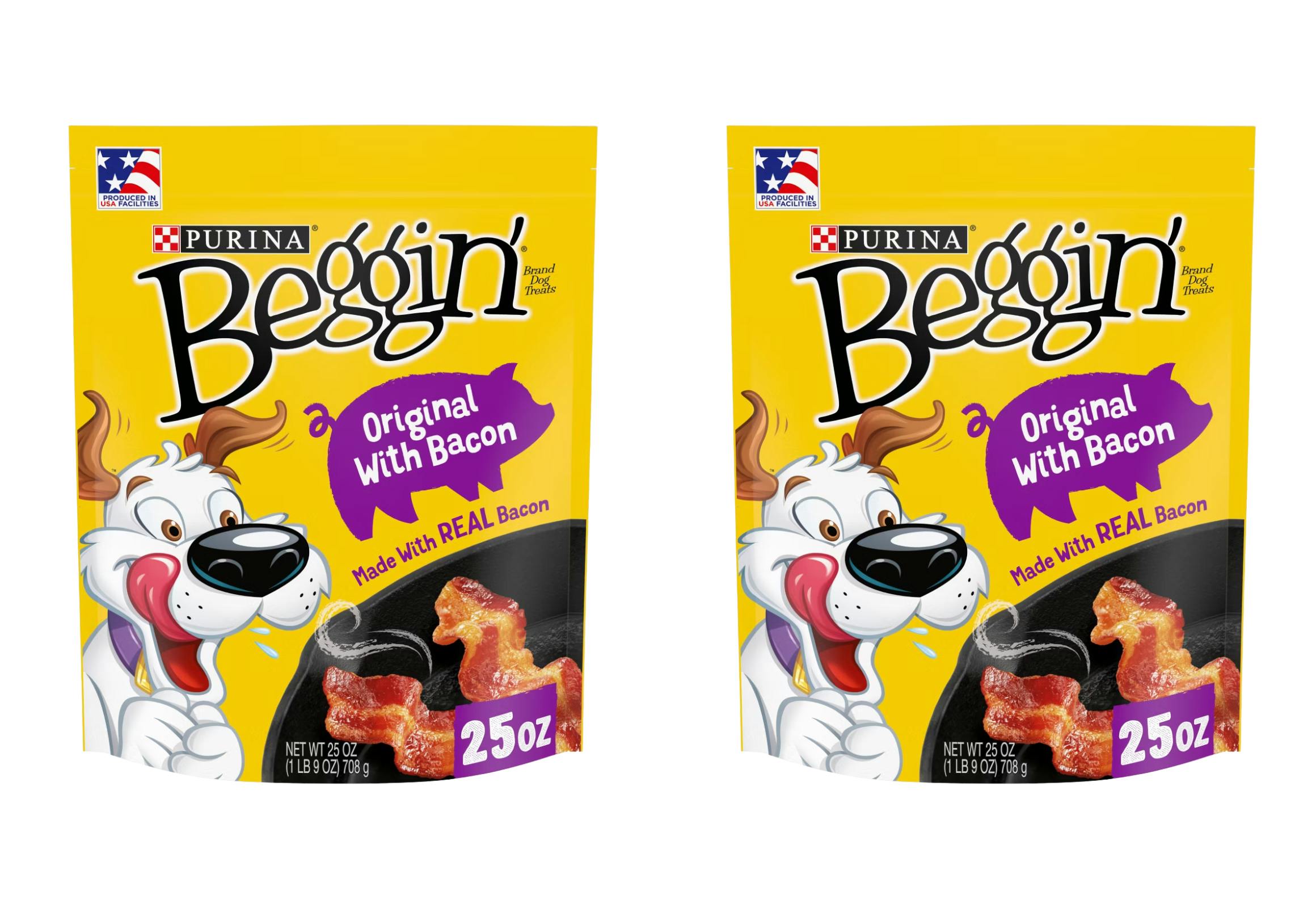 2 Beggin' Strips Dog Treats