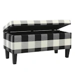 HomePop Storage Ottoman Bench