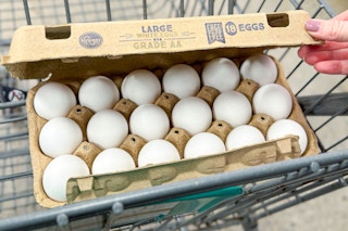 kroger large eggs in shopping cart