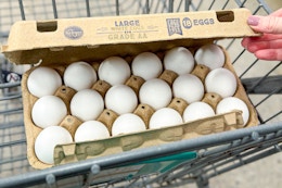 kroger eggs in shopping cart