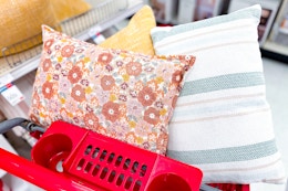 Throw Pillows for 53% Off — Prices Start at $4.75 at Target card image