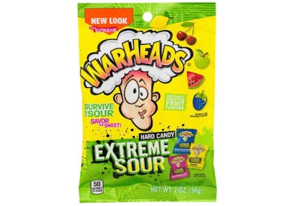 2 Warheads Candies Bags
