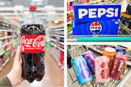 coca cola pepsi poppi collage