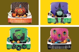 4 trunk or treat kits side by side