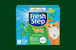 Fresh Step 37-Pound Clumping Cat Litter, as Low as $15.28 on Amazon card image