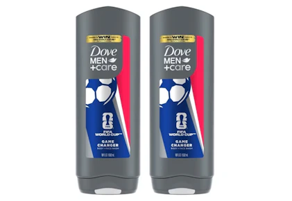 2 Dove Men+Care Body Washes