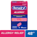 Benadryl Antihistamine Tablets