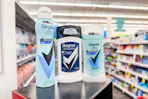 3 degree deodorants on a shelf