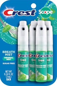 Crest Scope Mint Breath Mist 4-Pack