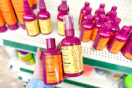 hand holding eco texture haircare