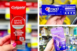 Skintimate, Colgate, and Crest Products, Just $1 Each at Dollar General card image