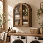Arched Wall Mounted Storage Cabinet