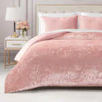 Juicy Couture Crushed Velvet Comforter Set