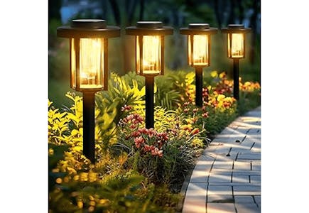 Solar Pathway Lights 6-Pack