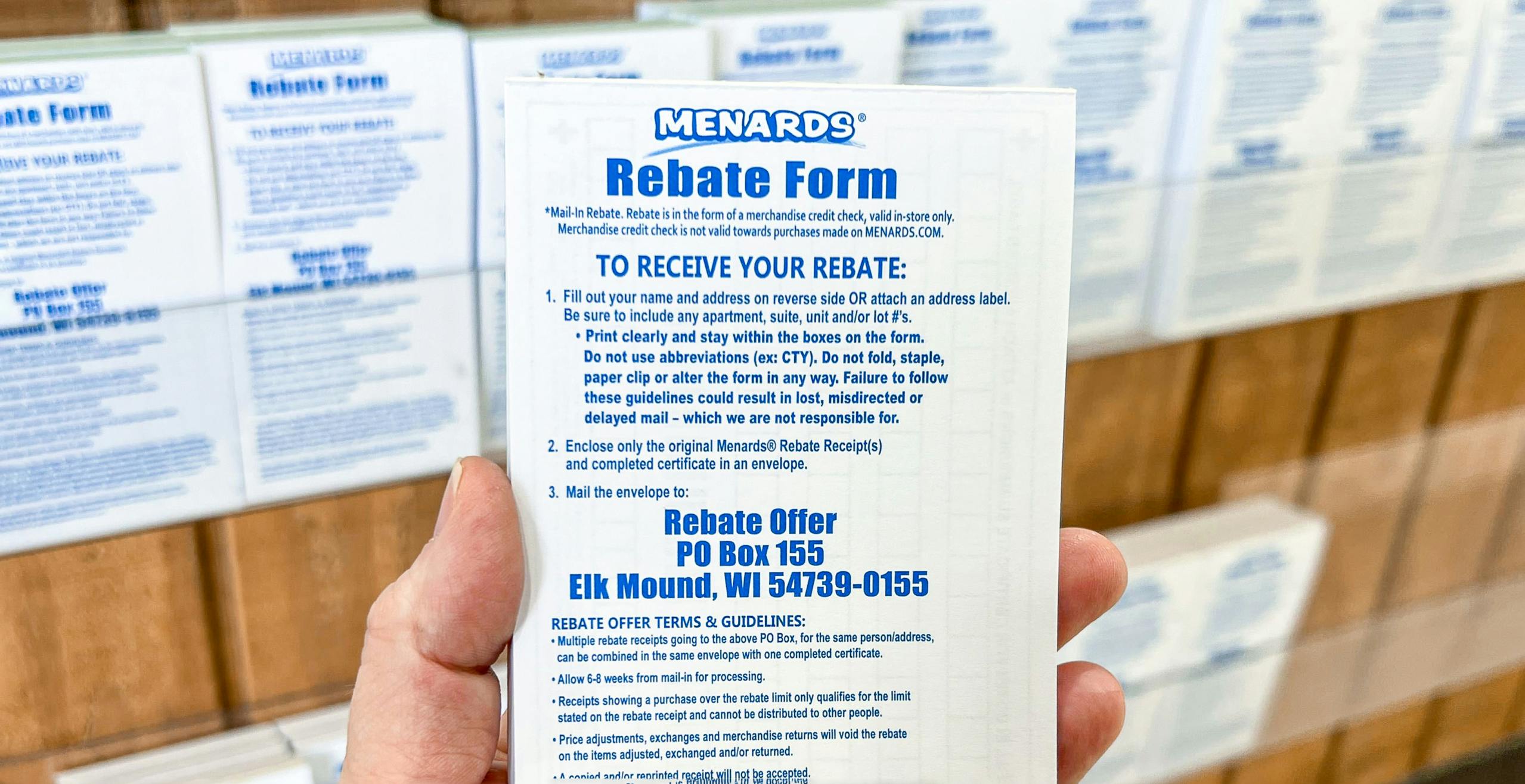 Menards 11 Rebate How to Claim It The Krazy Coupon Lady